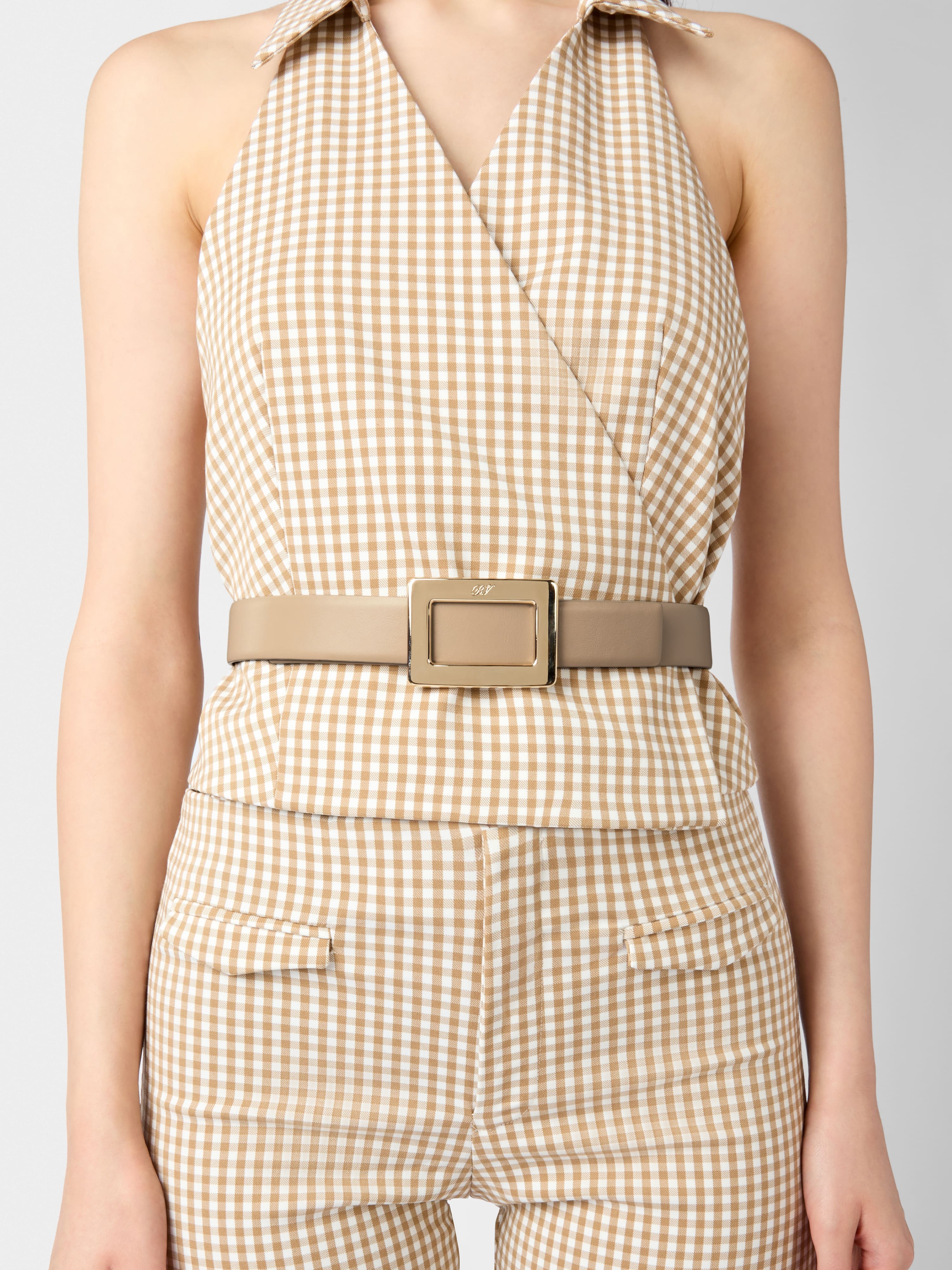 Belle Vivier Belt in leather - 4
