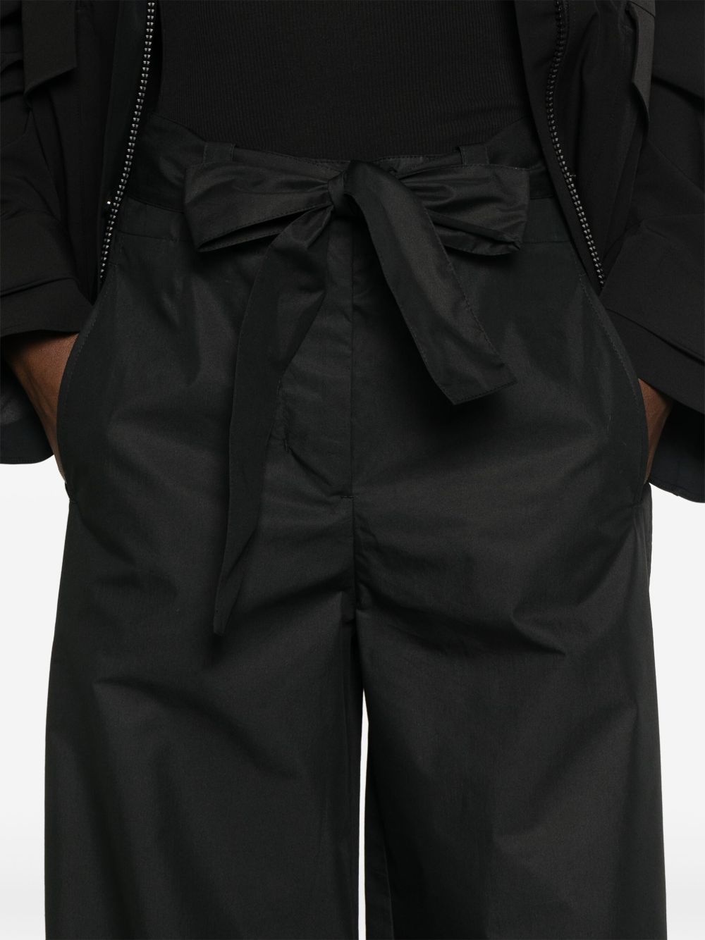 tied-waist trousers - 5