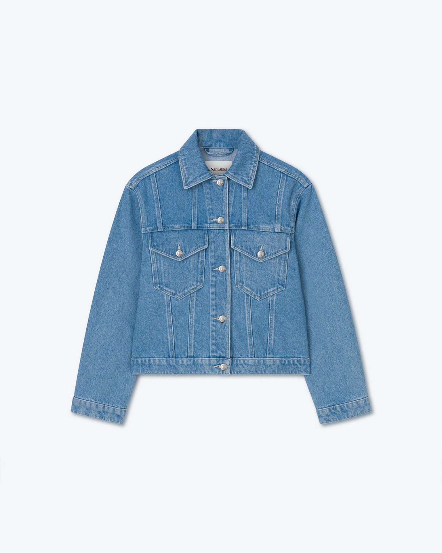 MAREN - Denim jacket - Eco light wash - 6