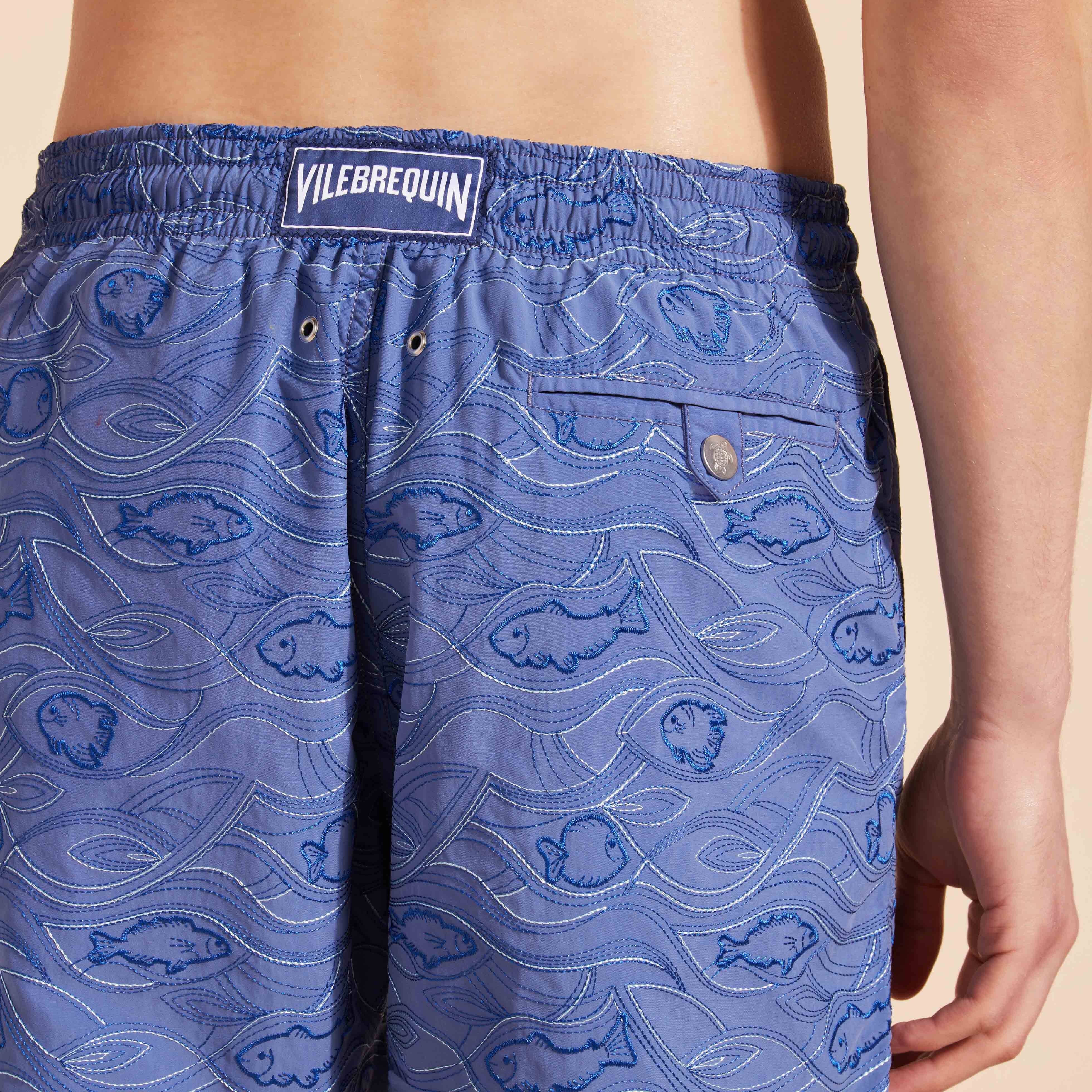 Men Swim Shorts Embroidered Aquarium- Limited Edition - 6