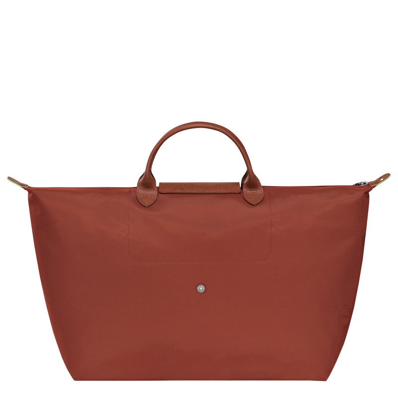 Le Pliage Green S Travel bag Chestnut - Recycled canvas 4