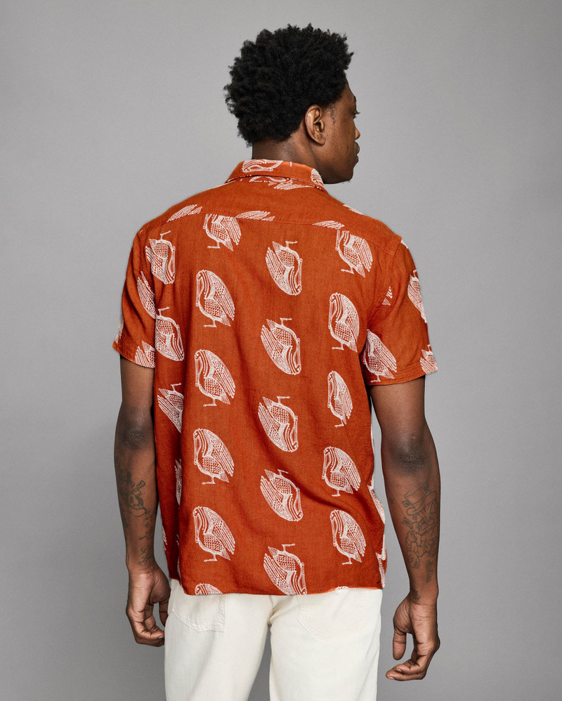 Short Sleeve Embroidered Pelican Treme Shirt 4