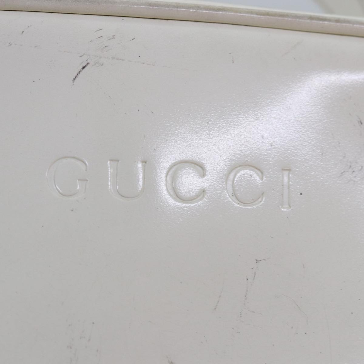 GUCCI Hand Bag Patent Leather White 000 270 000 270 - 14