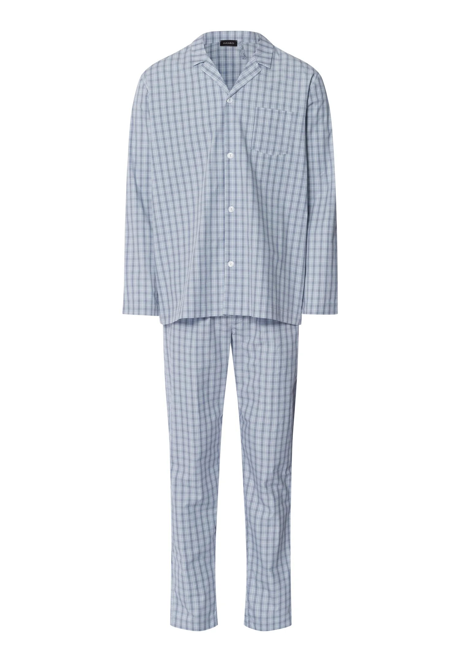 Night And Day Notch Collar Cotton Pajama Set - 1
