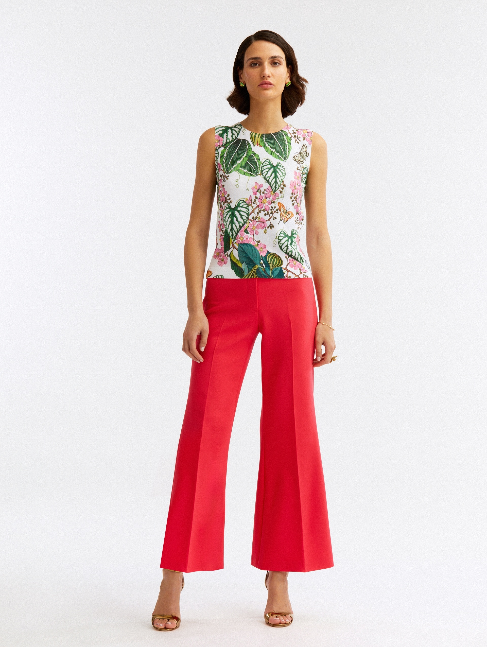 MIXED BOTANICAL PRINTED TANK - 3