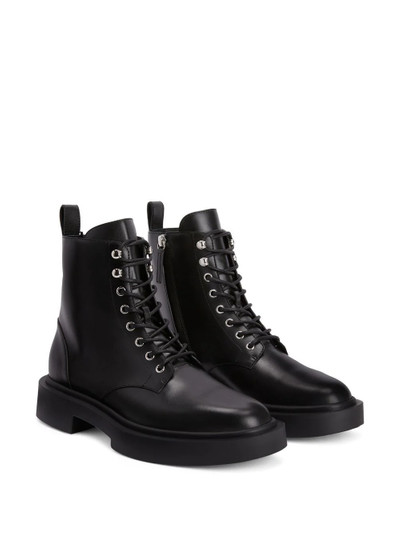 Giuseppe Zanotti Adric leather combat boots outlook