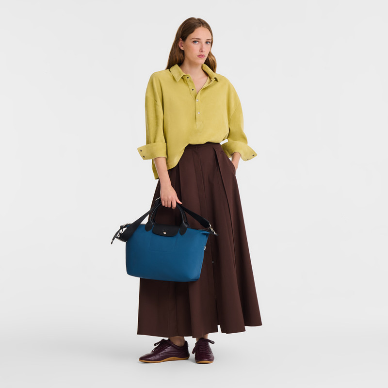 Longchamp Le Pliage Energy L Handbag Ink blue - Recycled canvas outlook