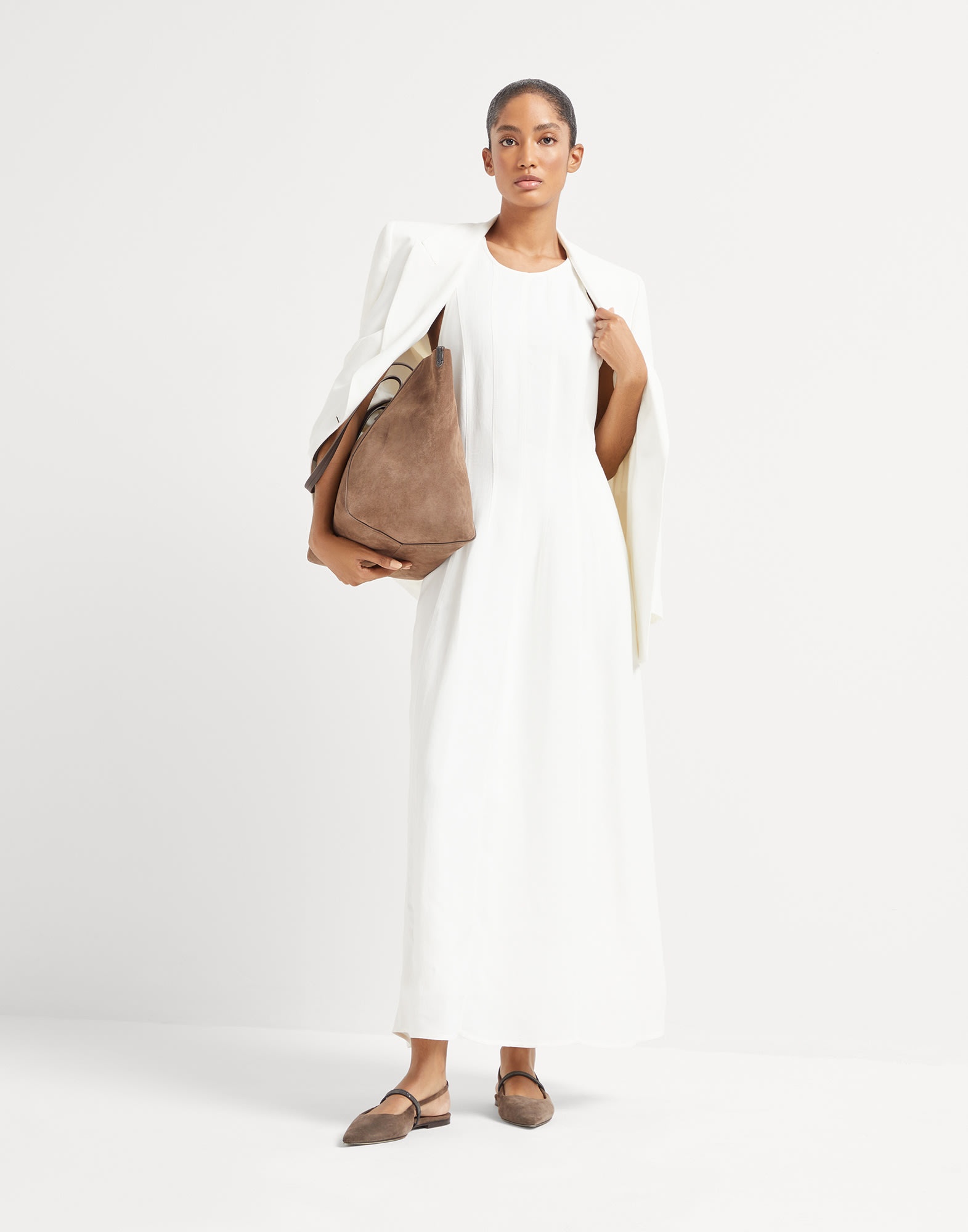 Brunello Cucinelli x RÓHE Viscose and linen fluid twill