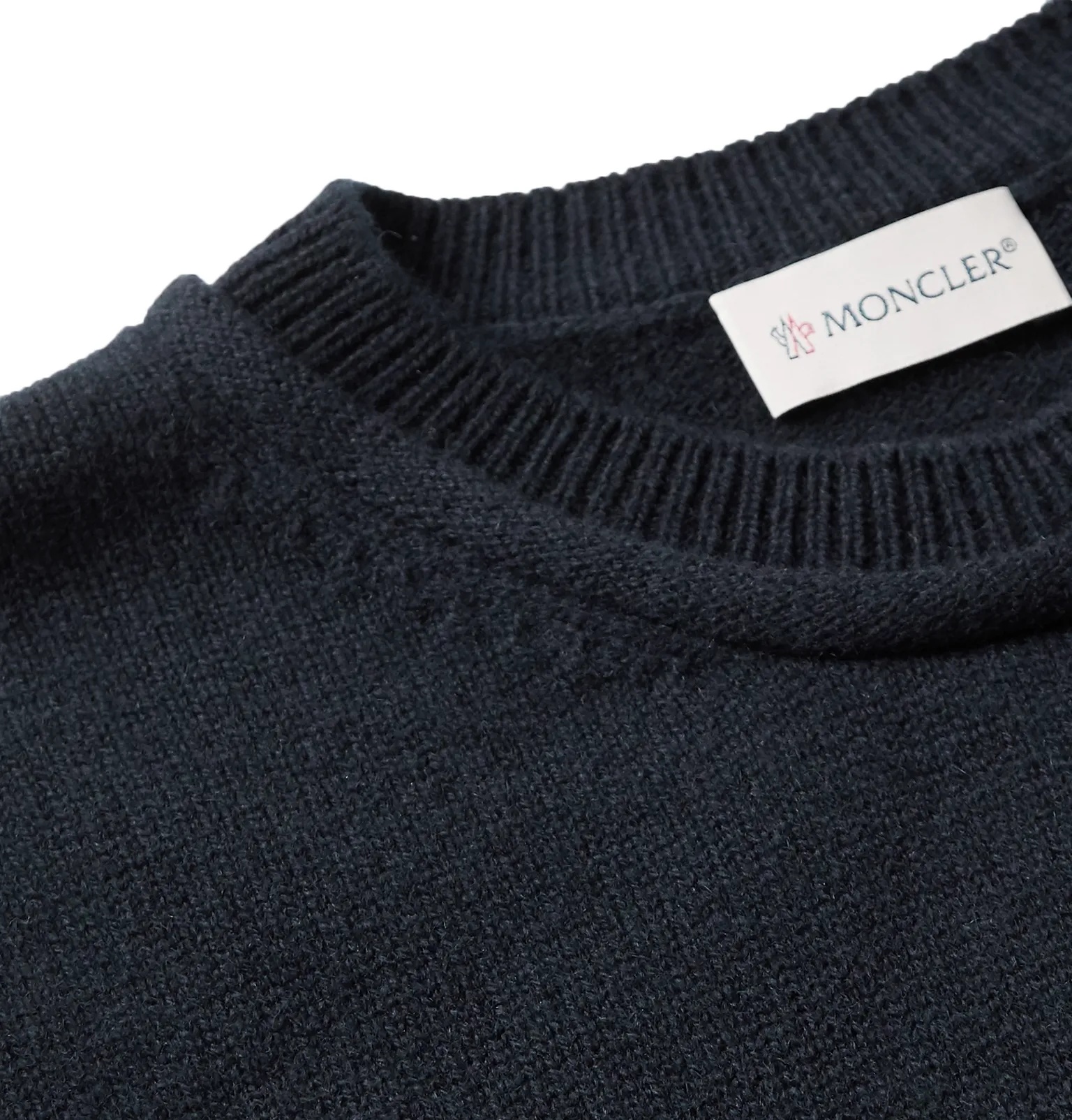 Logo-Appliquéd Wool and Cashmere-Blend Sweater - 10