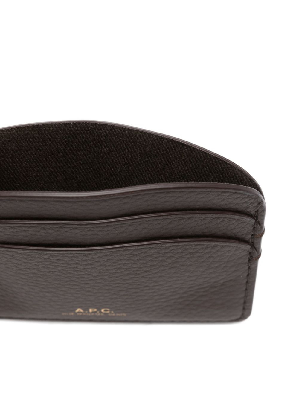 Demi-Lune curved-edges card holder - 3