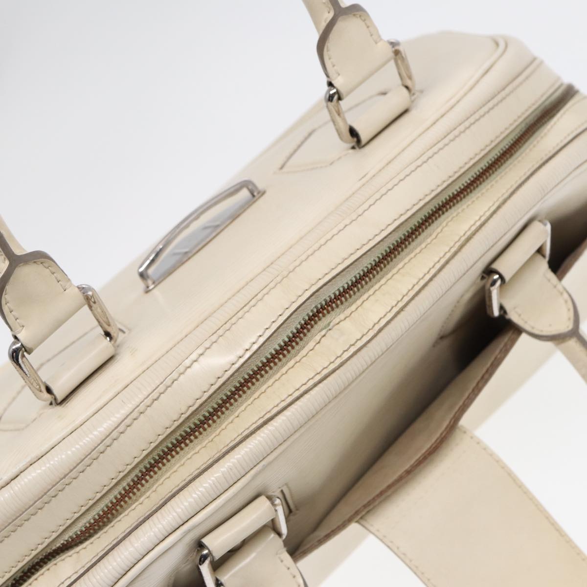 LOUIS VUITTON Epi Boring Montaigne GM Hand Bag White Yvoire M5931j M5931j - 10