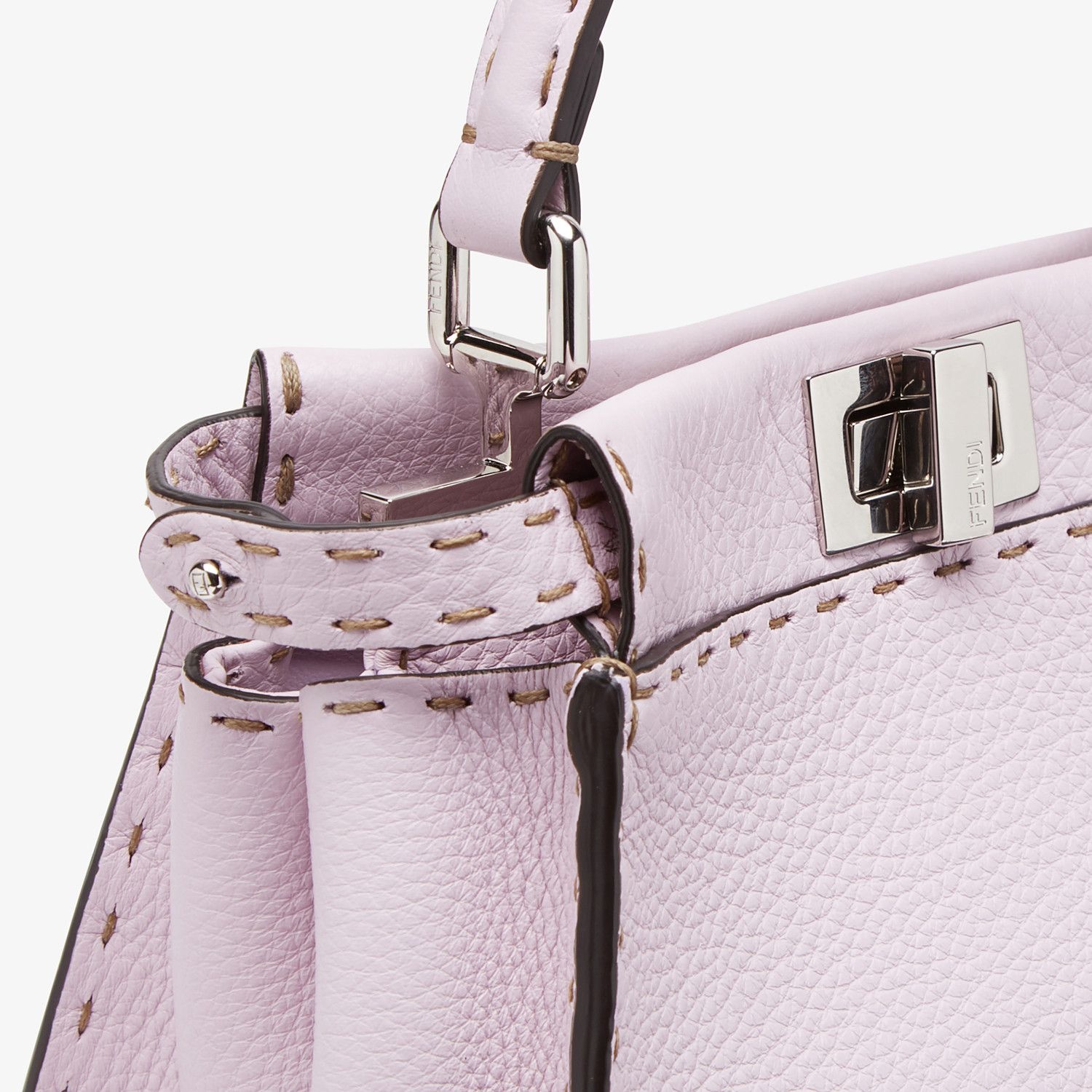 Lilac Cuoio Romano leather bag - 6