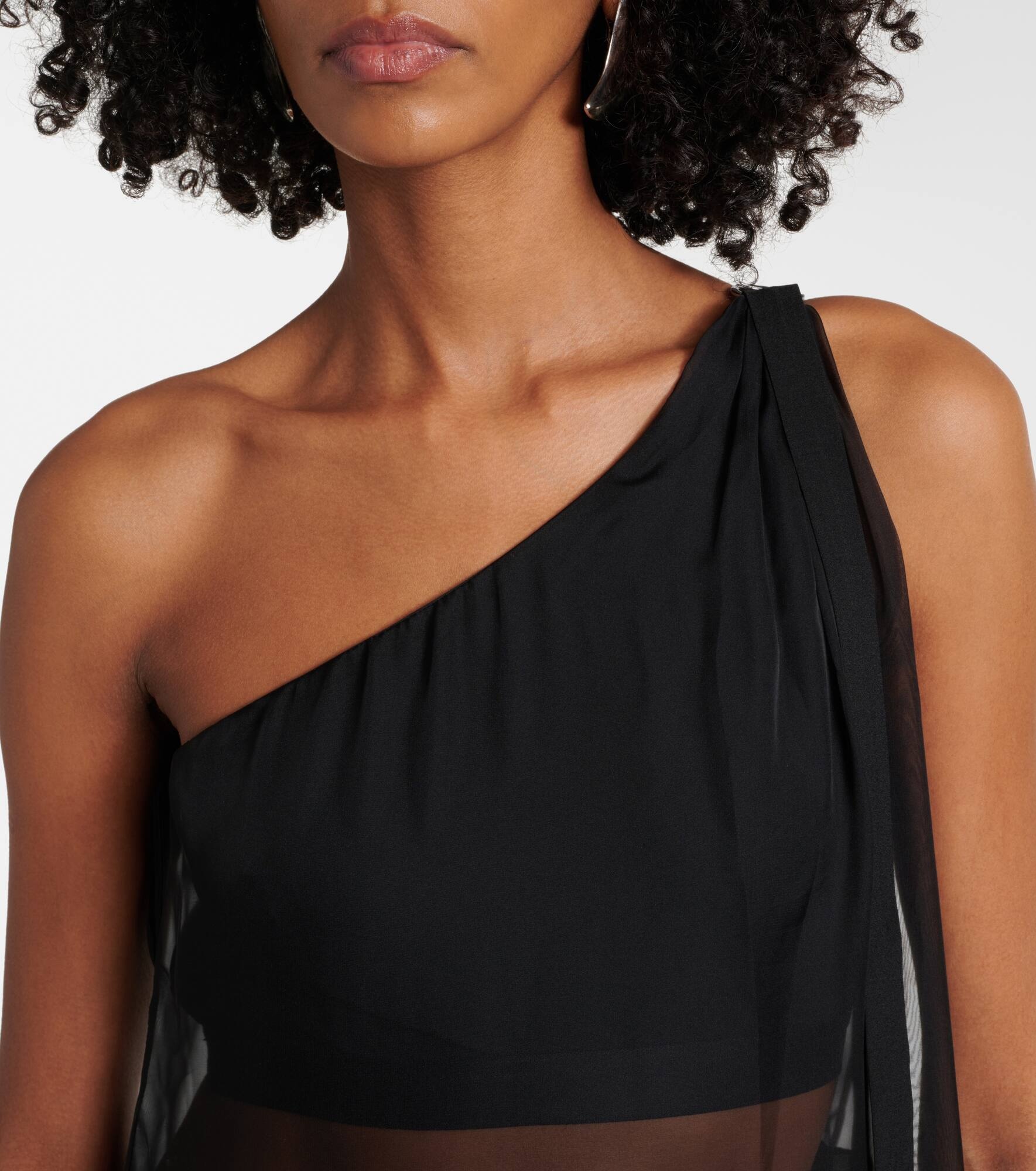 Daphne one-shoulder minidress - 4