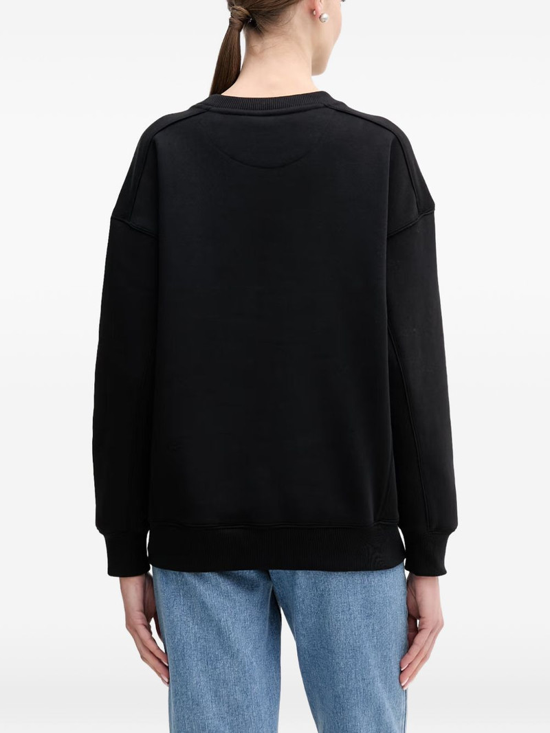embellished-logo sweatshirt 3