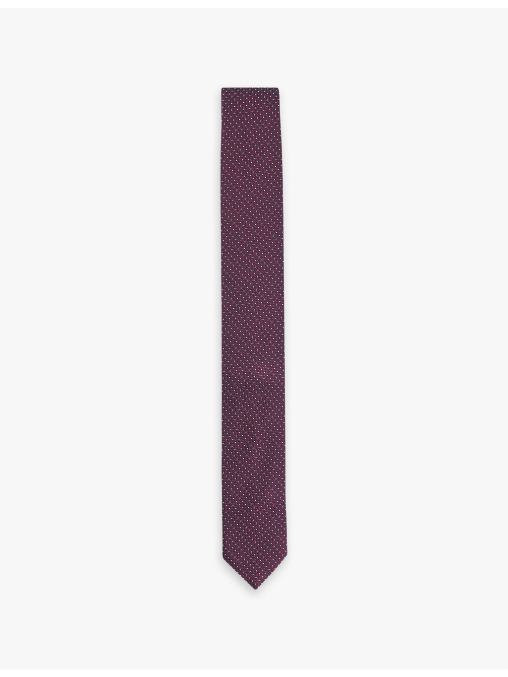 Polka dot-print silk tie - 1