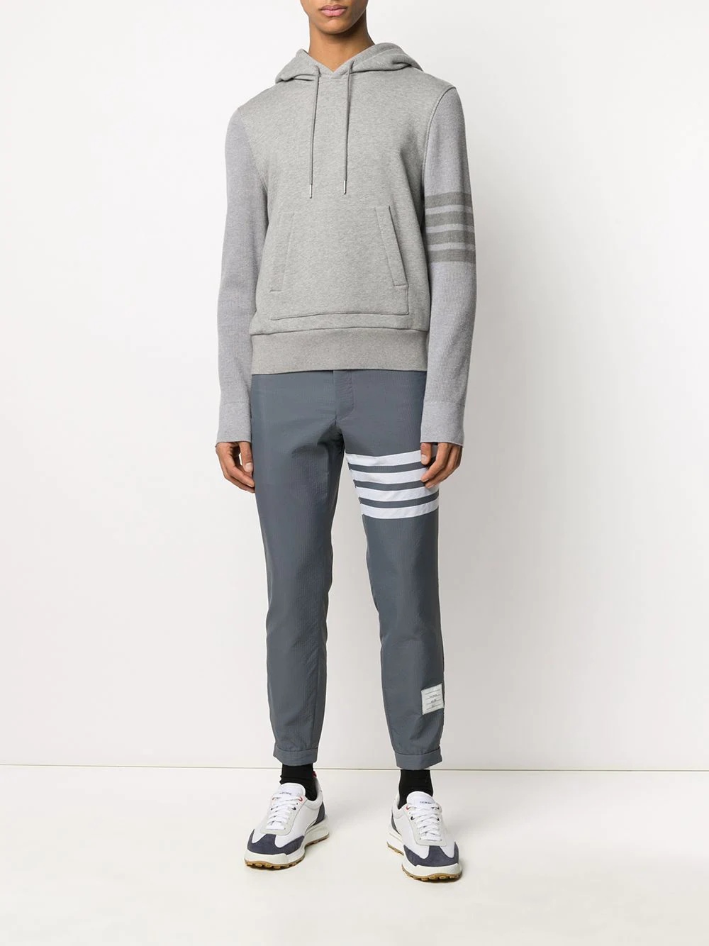 4-Bar loopback hoodie - 2