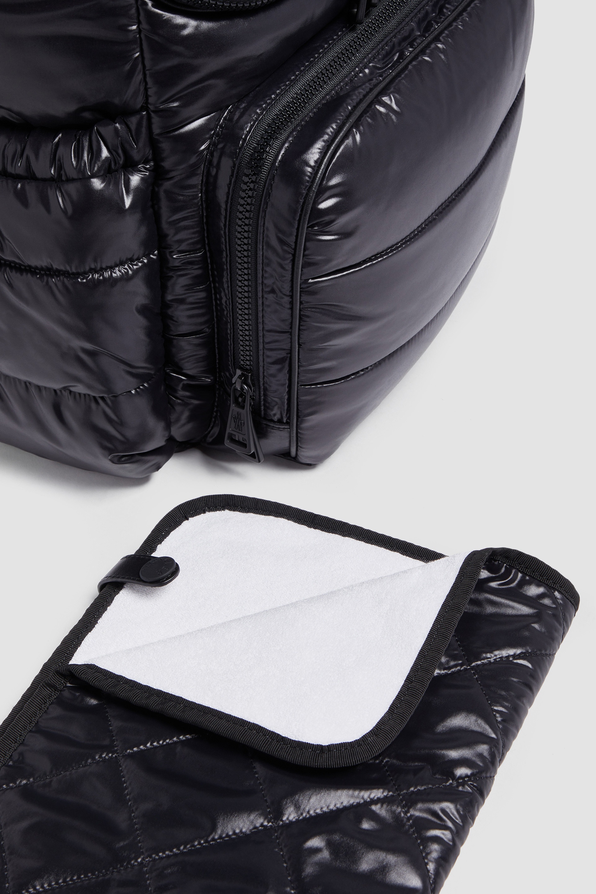 Nylon Laqué Diaper Backpack - 6
