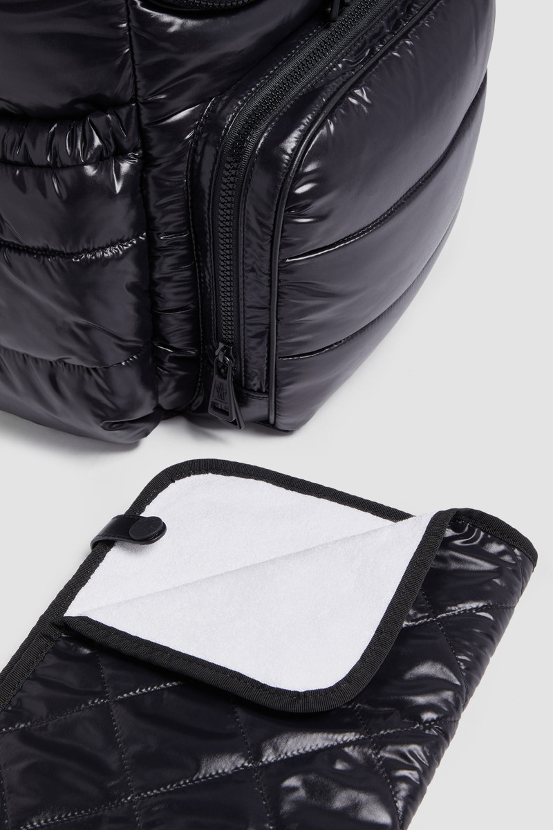 Nylon Laqué Diaper Backpack 6