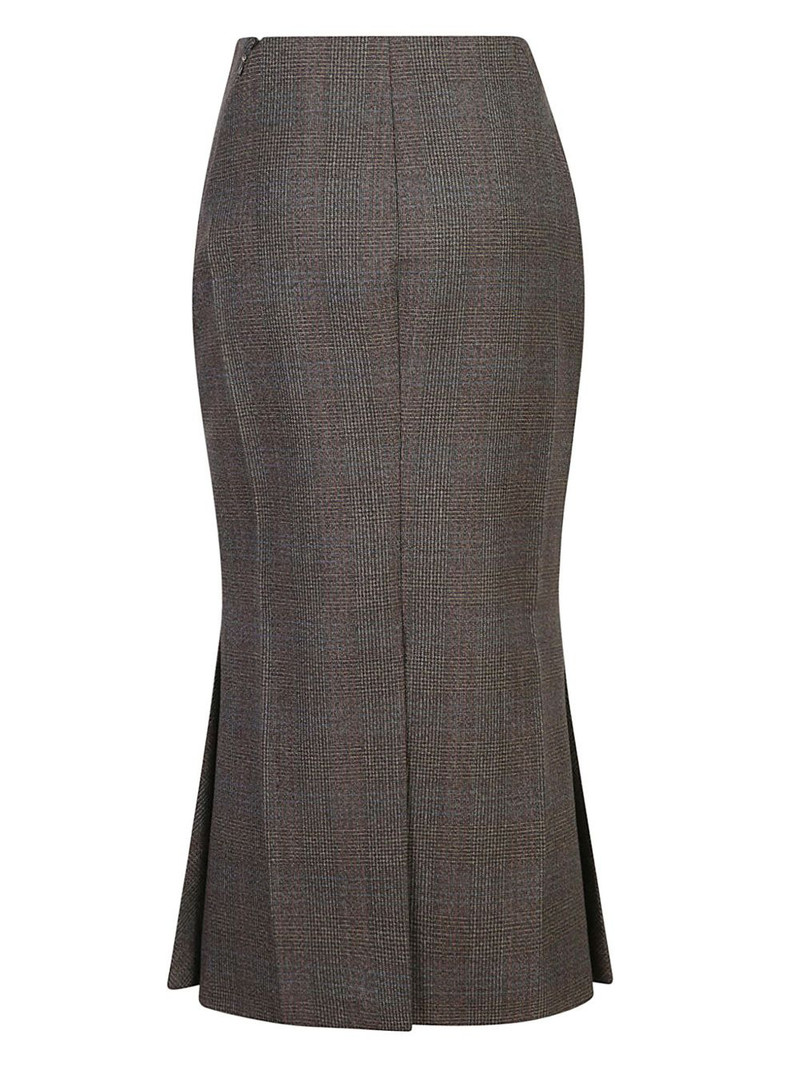 Prada wool flared skirt outlook
