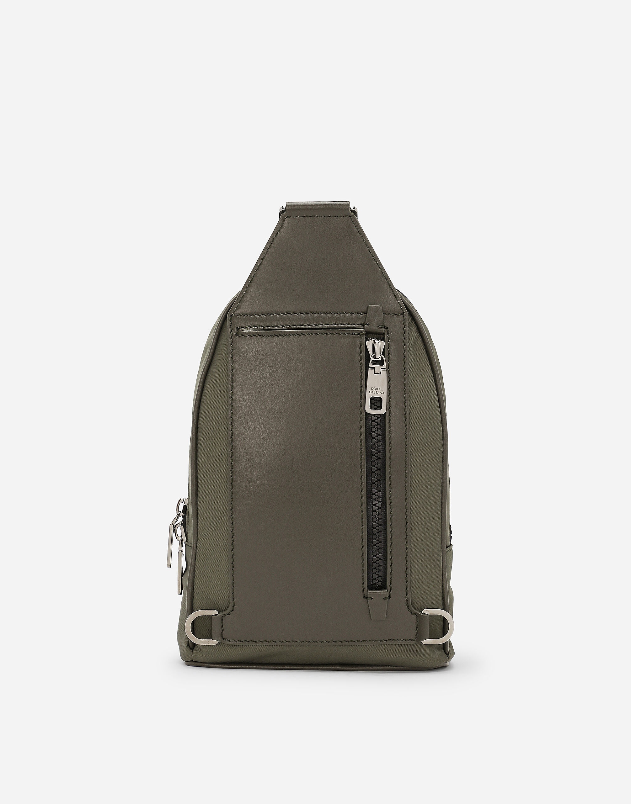 Nylon crossbody backpack - 4