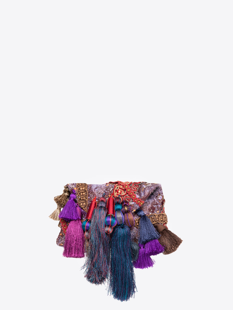 Dries Van Noten EMBELLISHED ENVELOPE BAG outlook