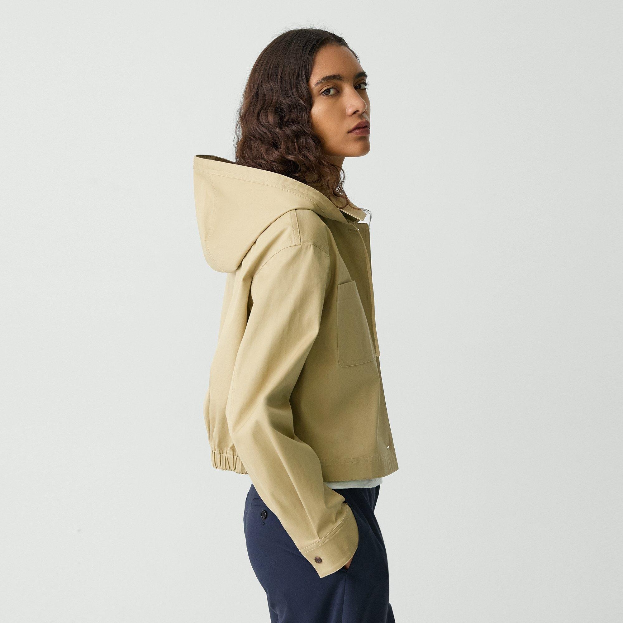 Hooded Jacket in Cotton Chino - 3