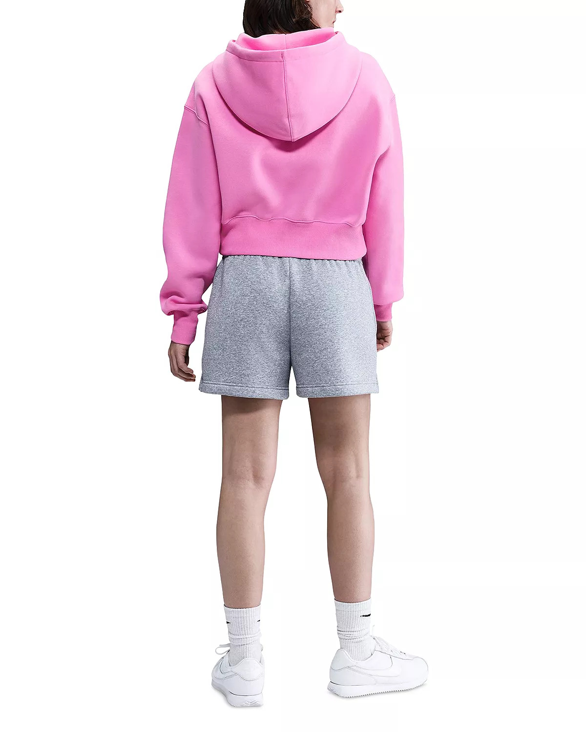 Fleece Cropped Hoodie - 3