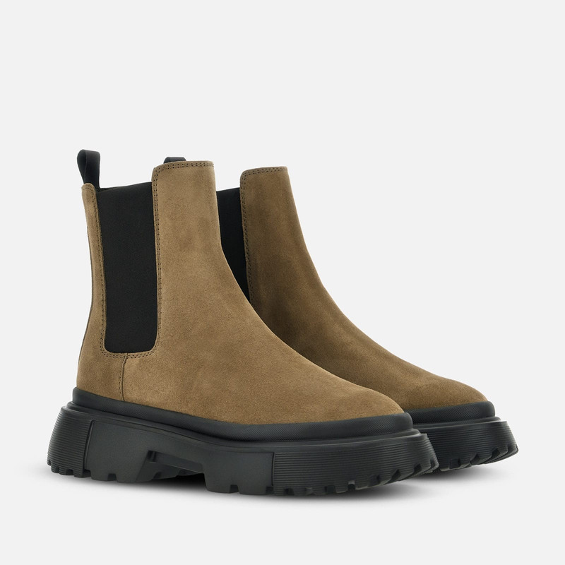 HOGAN Chelsea Boots Hogan H619 Beige outlook