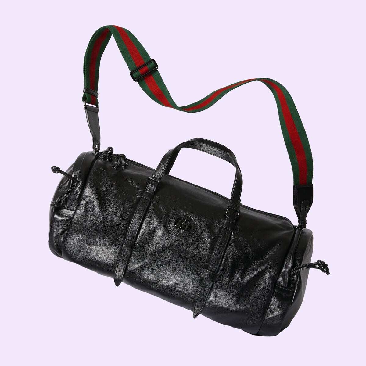 Large duffle bag with tonal Double G - 5