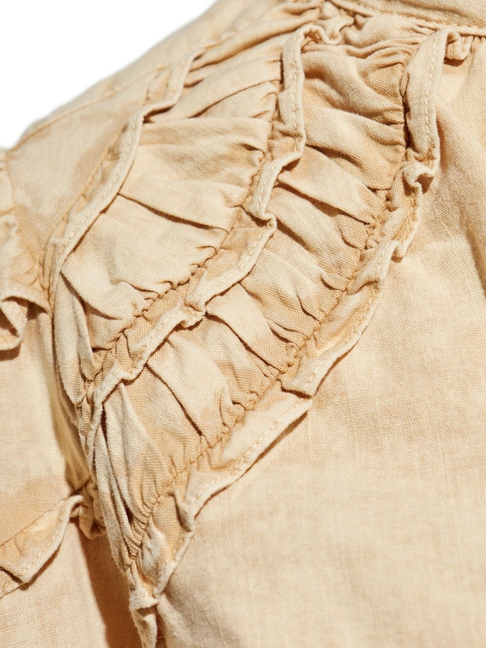 ruffled cotton shirt - 5