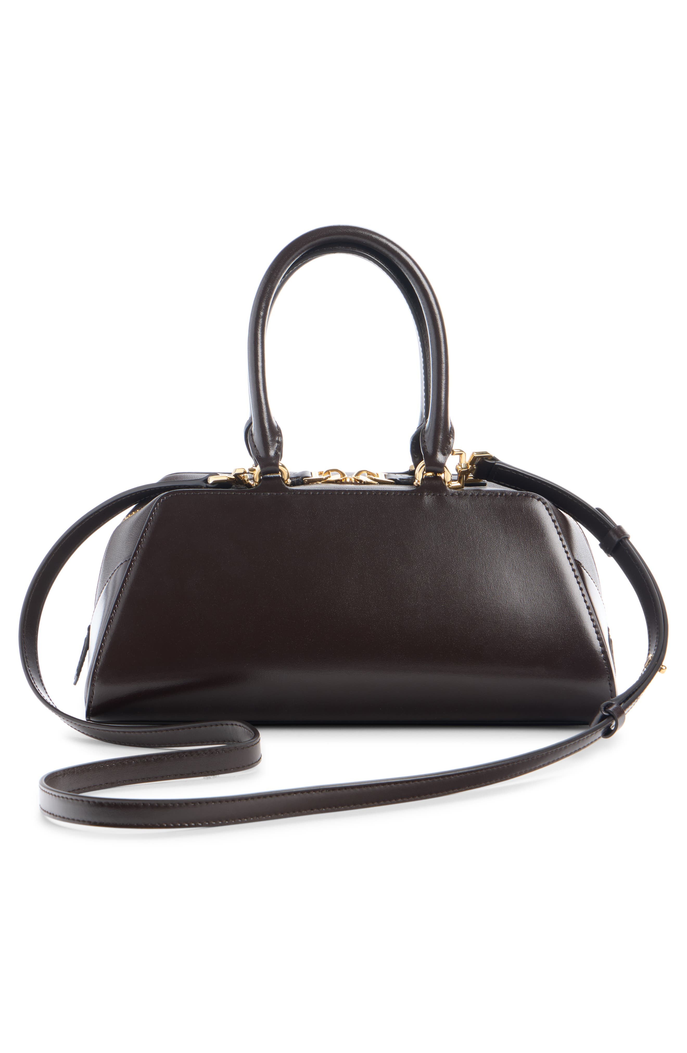Givenchy Small Antigona Leather East/West Satchel in Chocolate at Nordstrom - 3