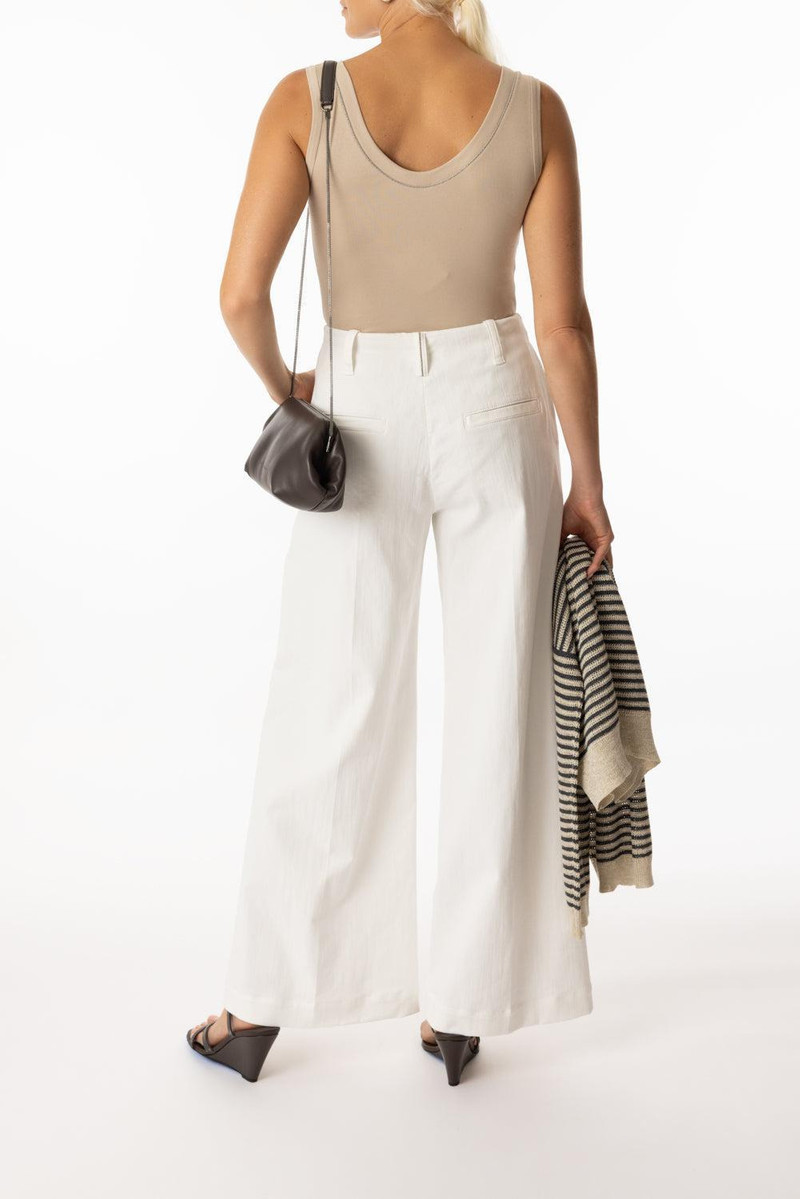 Brunello Cucinelli Monili Trim Tank - Talco outlook