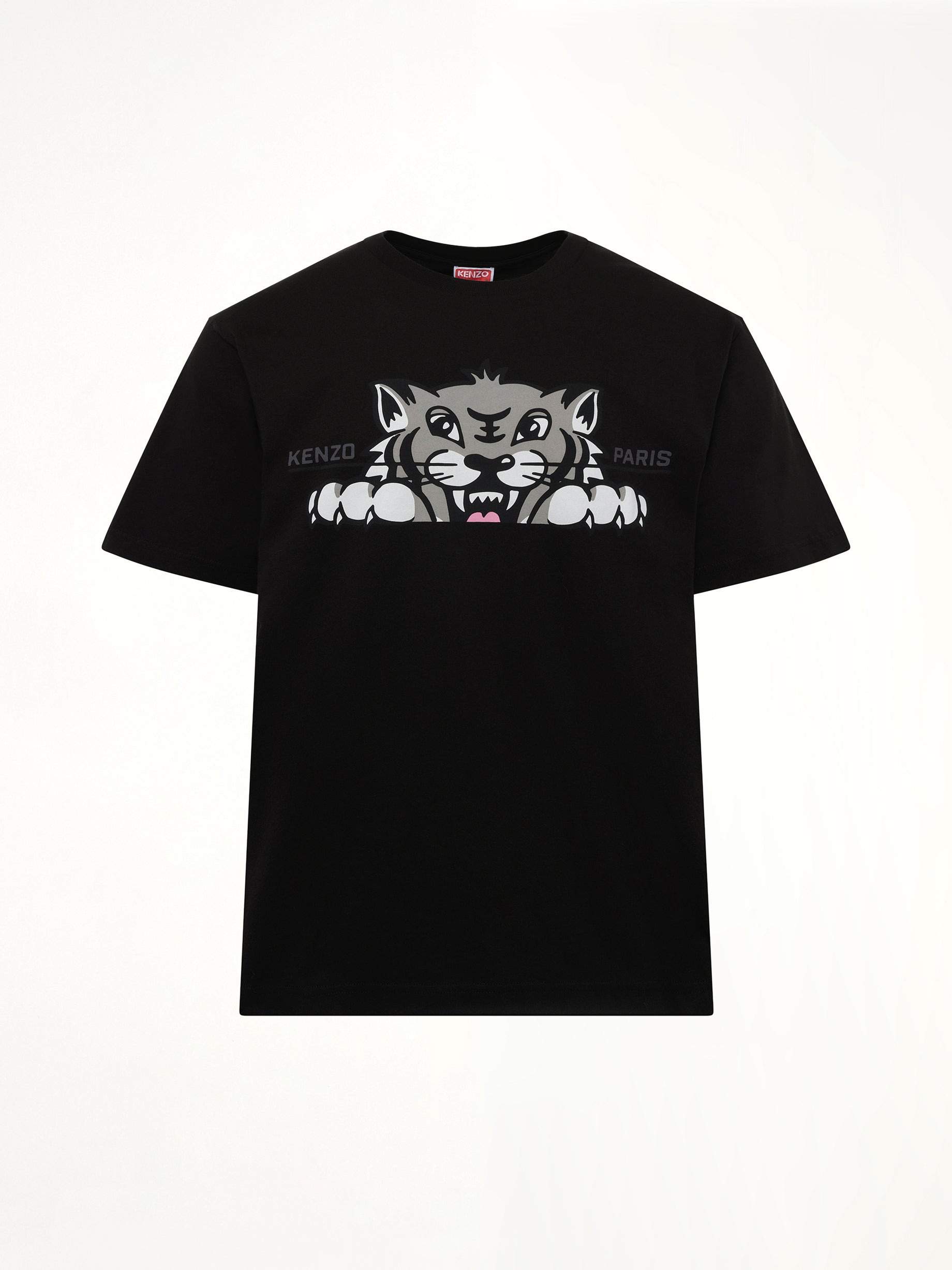 Kenzo Happy Tiger Oversize T-Shirt in Black - 2