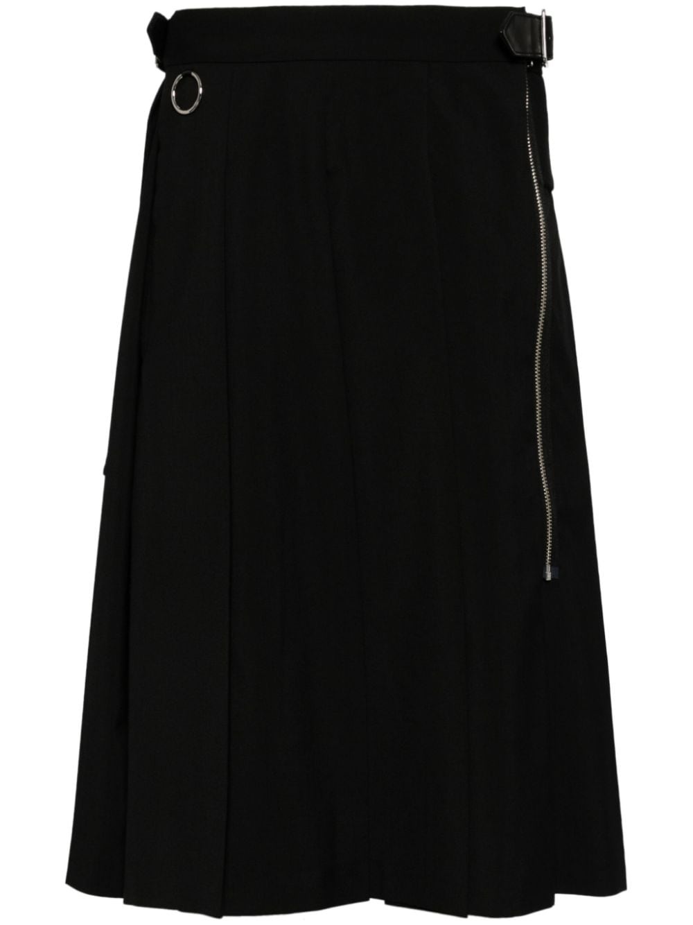 pleated midi skirt - 1