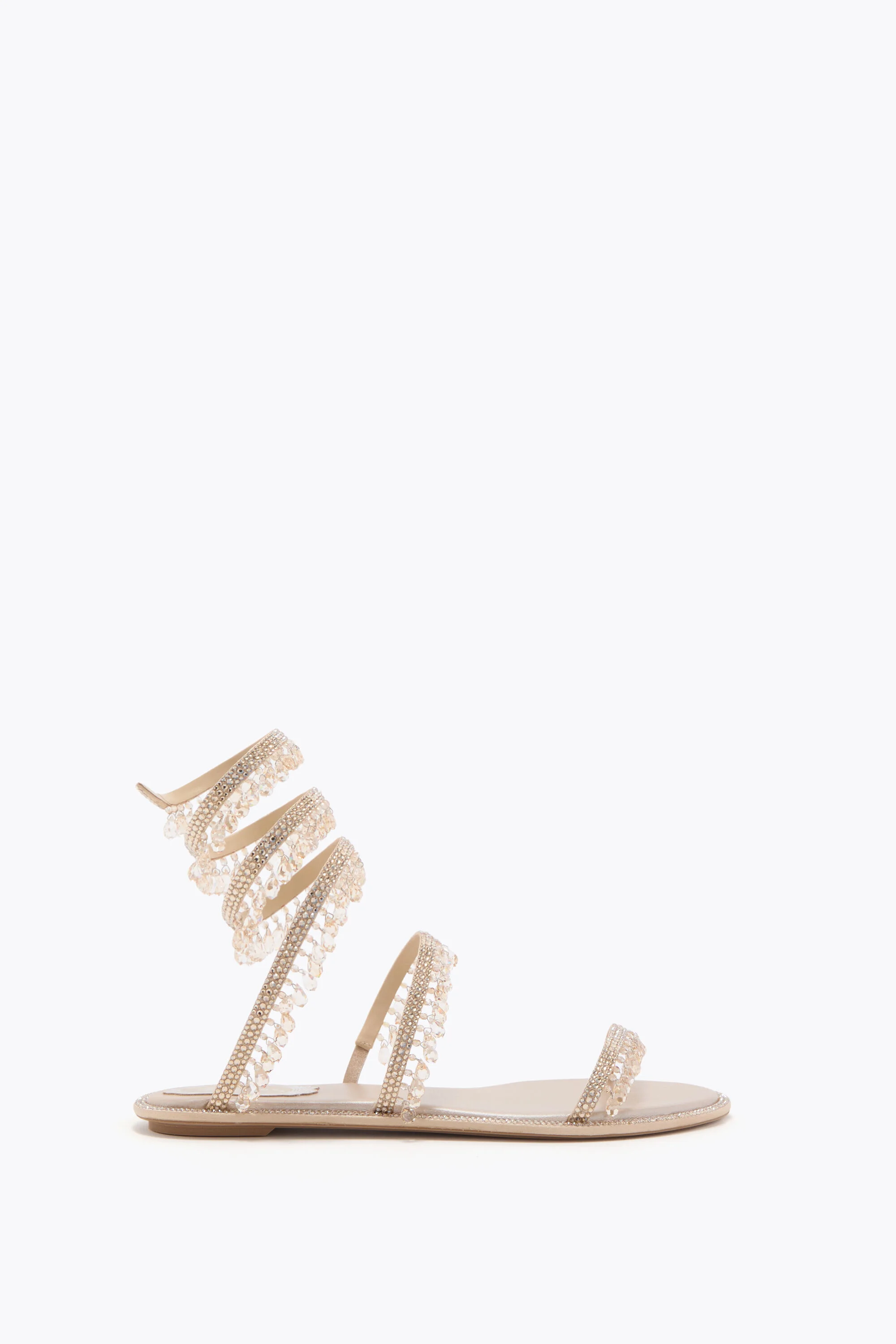CHANDELIER GOLD FLAT SANDAL 10 - 1