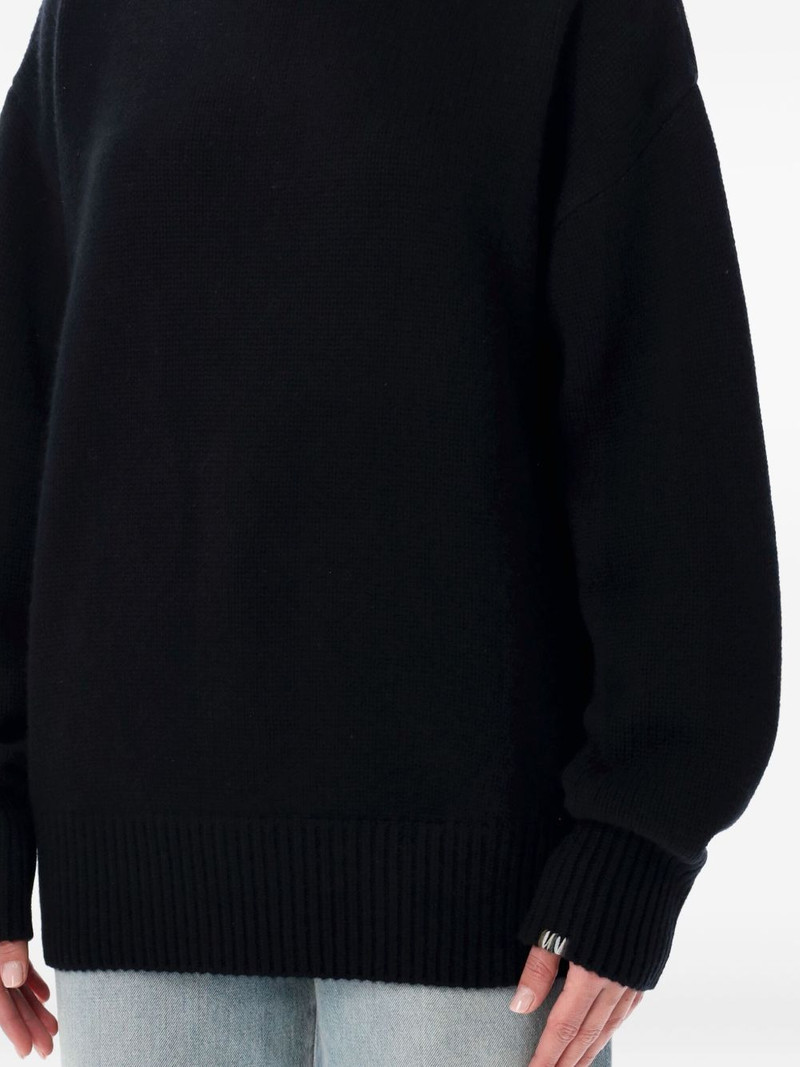 extreme cashmere roll-neck dropped-shoulders sweater outlook