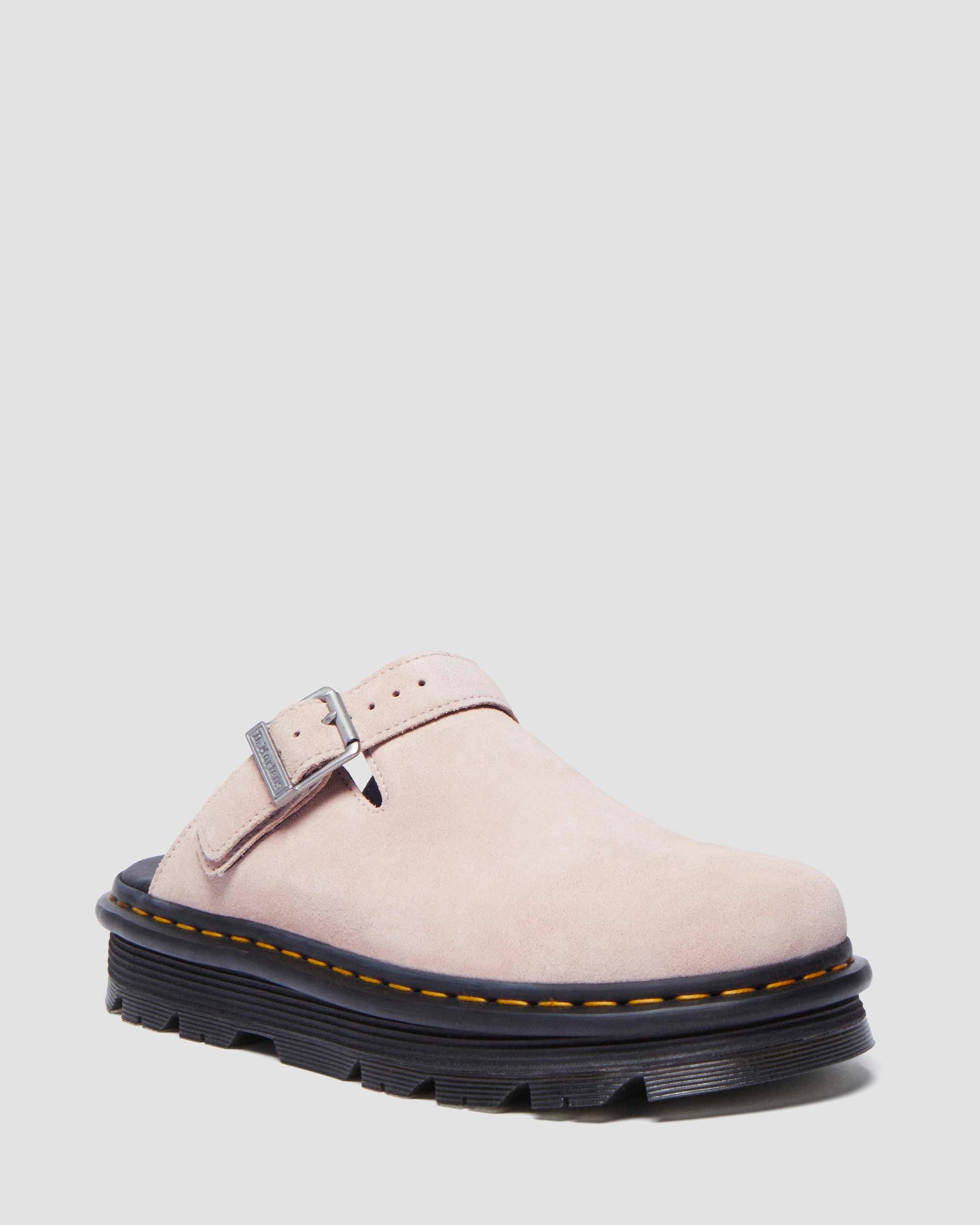 Zebzag Suede Slingback Platform Mules - 5