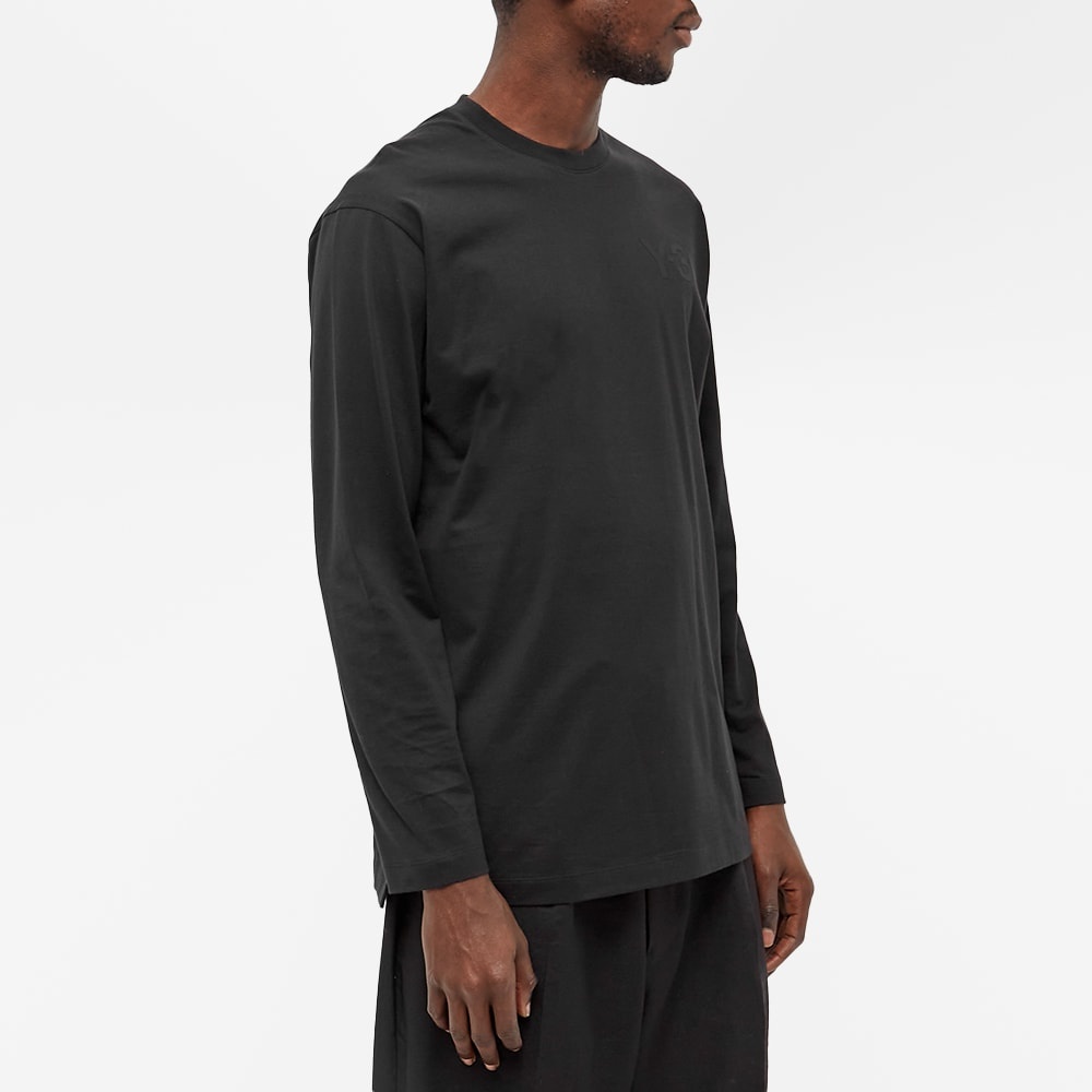 Y-3 Long Sleeve Classic Chest Logo Tee - 3