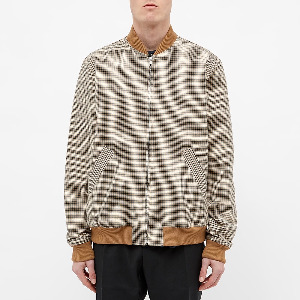 A.P.C. Gaston Checked Bomber Jacket - 3