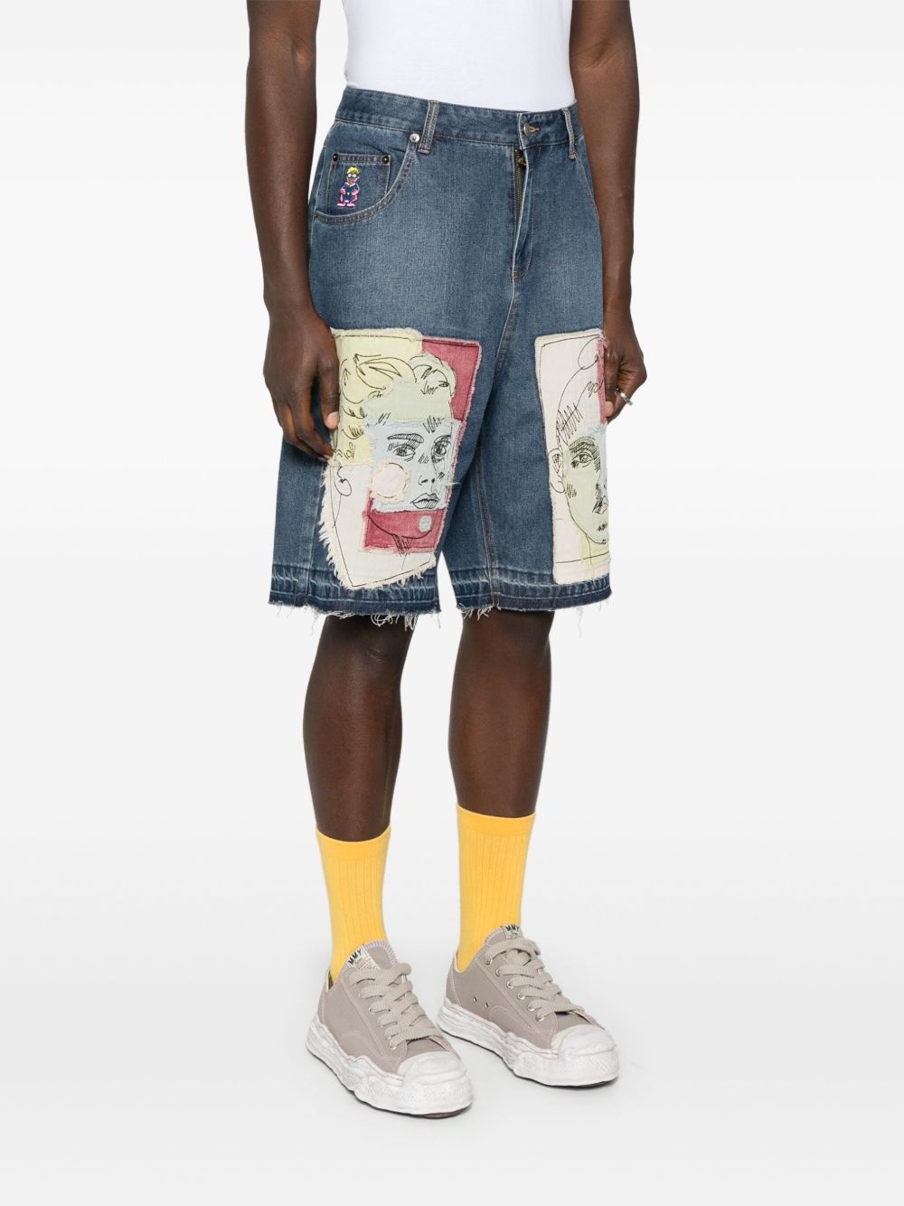 patch-detail shorts - 3