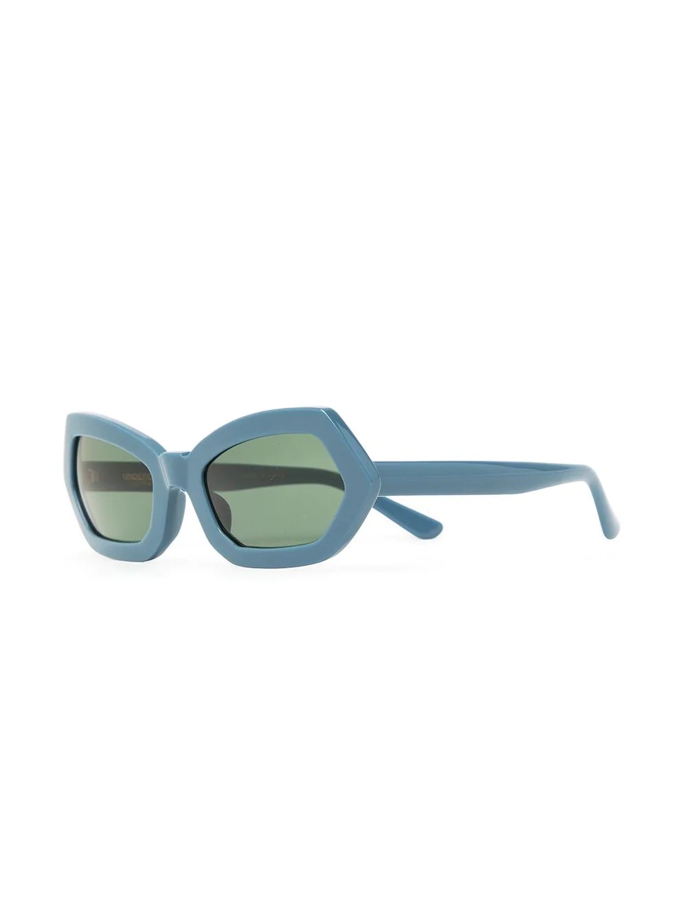 tinted geometric-frame sunglasses - 2