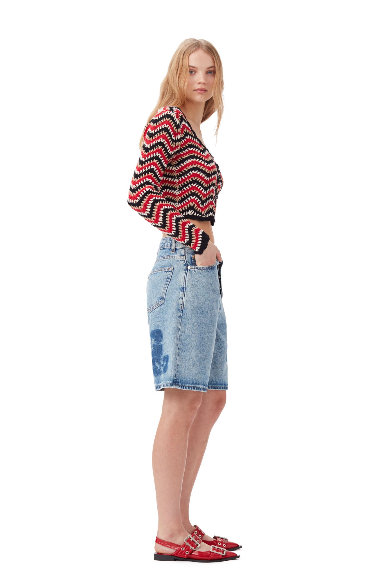 COTTON CROCHET CARDIGAN - 5