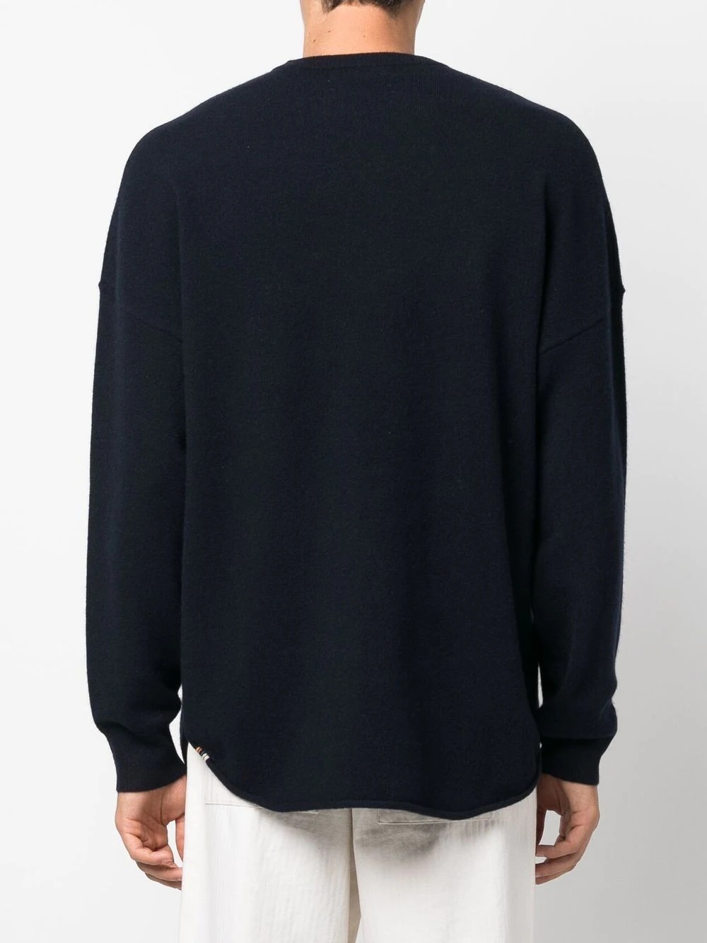 crew-neck cashmere jumper - 8