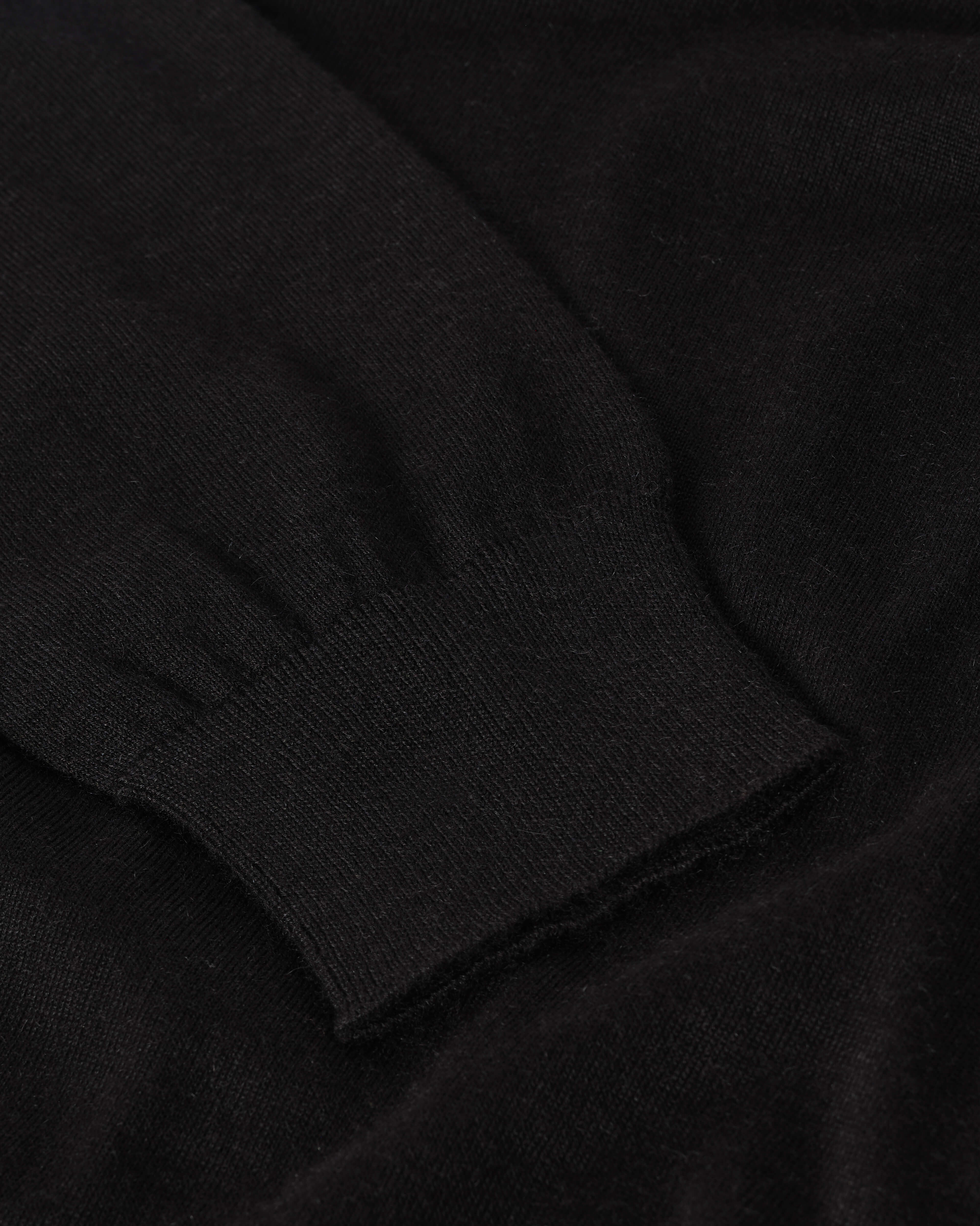 Superfine Cashmere Black Roll Neck Jumper - 6