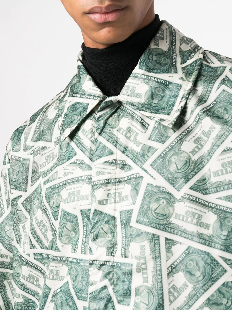 money-print oversized raincoat 6