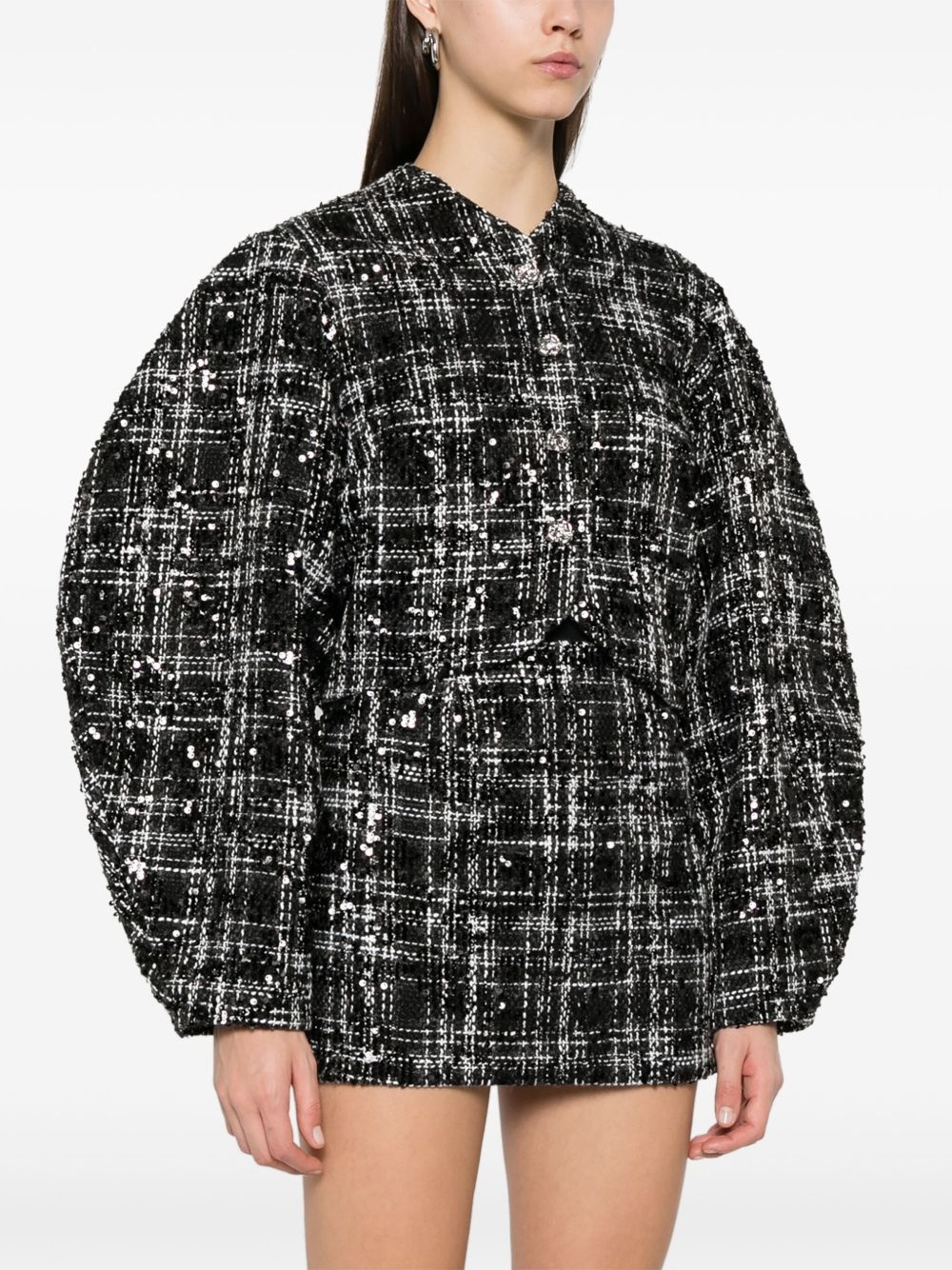 bouclé jacket - 3