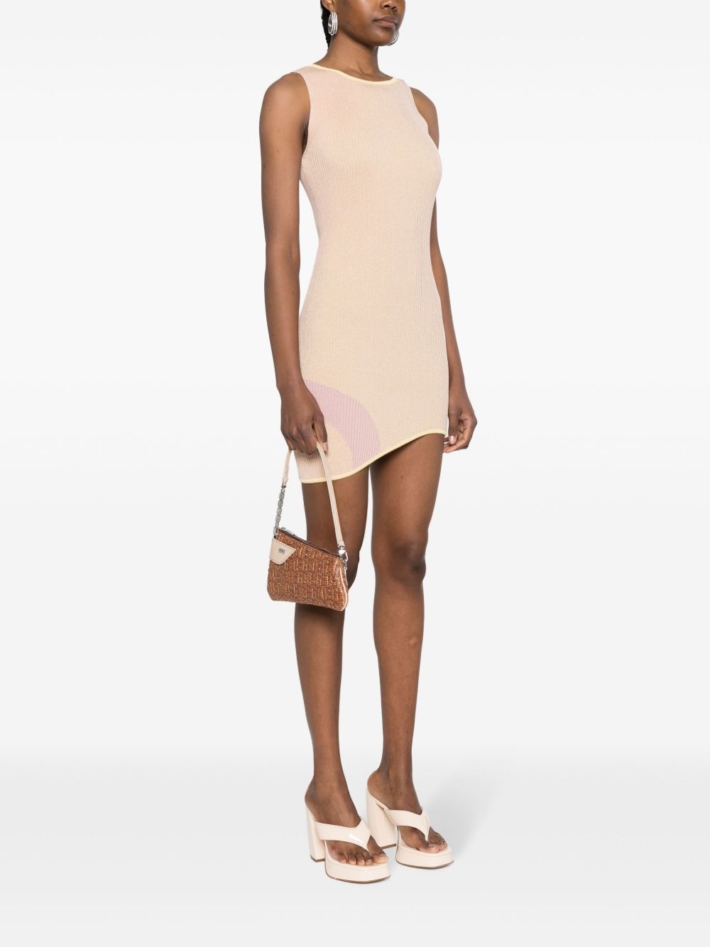 Comma Notte raffia shoulder bag - 2