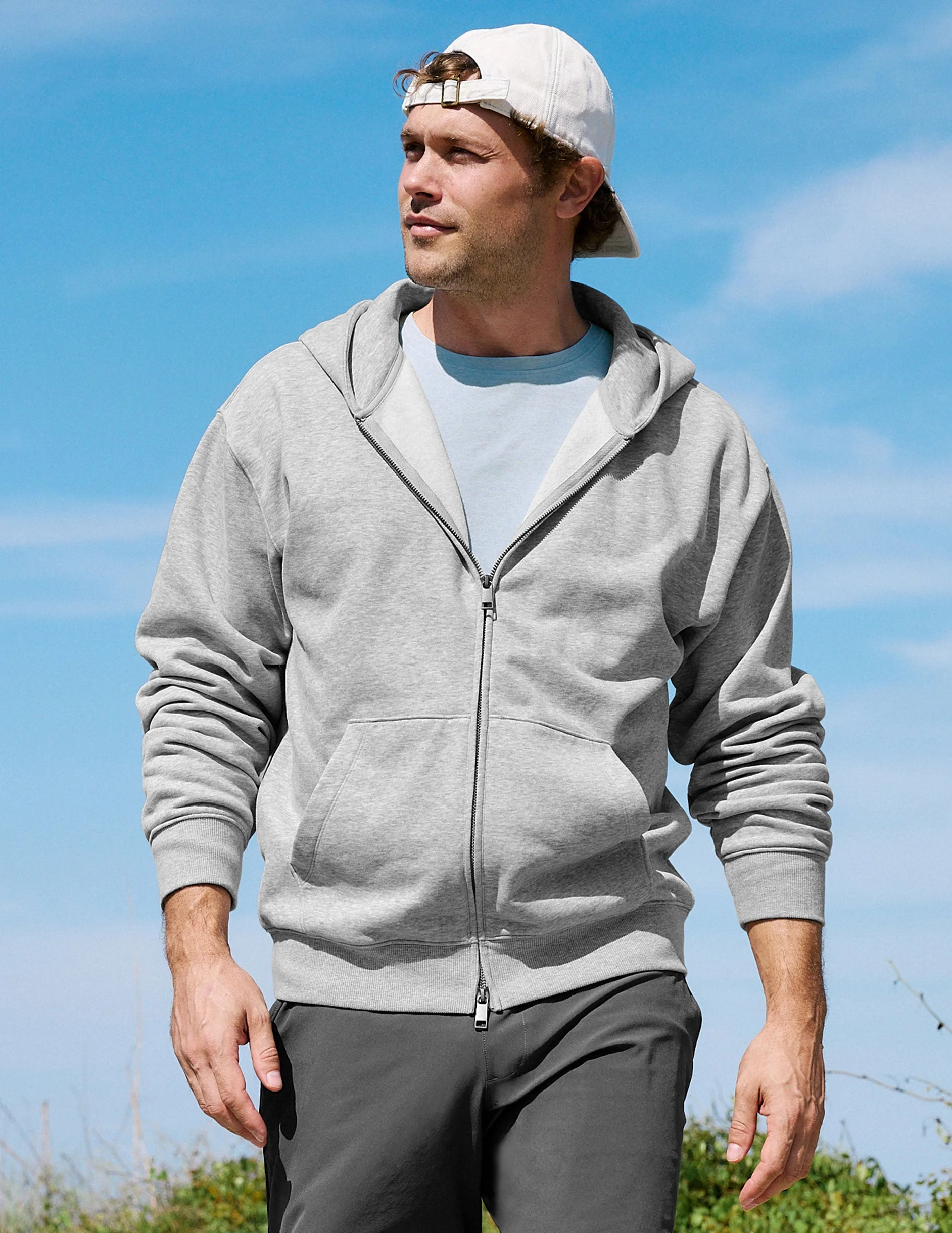 LuxeFleece™ Unisex Full Zip Hoodie - 1