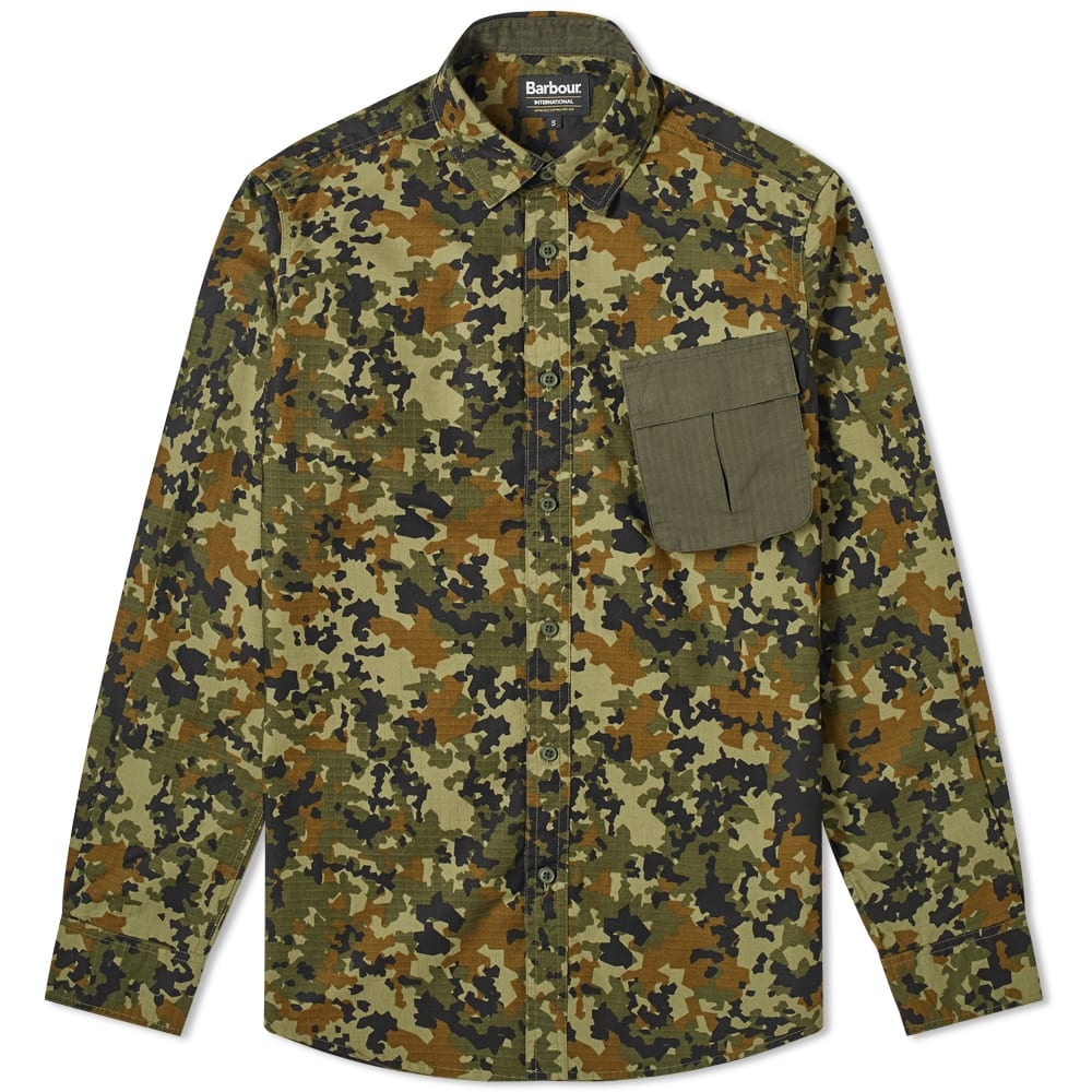 Barbour International Hex Camo Overshirt - 1