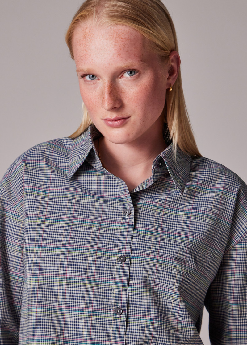 Women's Multicolour Check Shirt 6